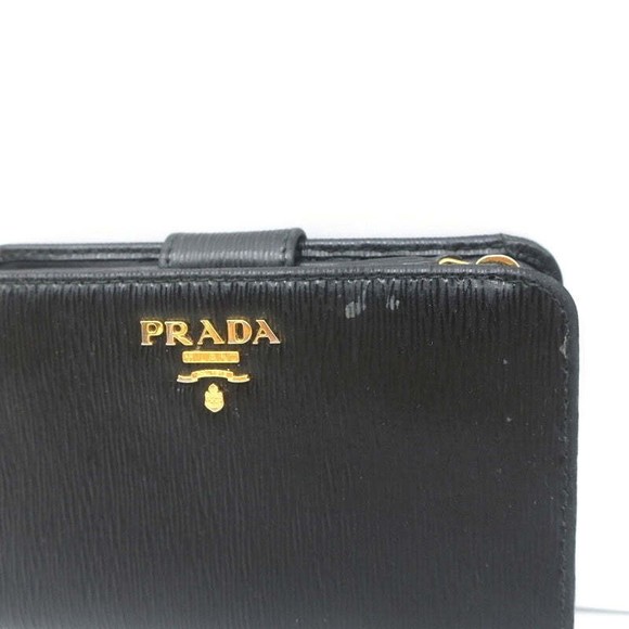 Prada Saffiano Leather Wallet Black - Picture 3 of 12